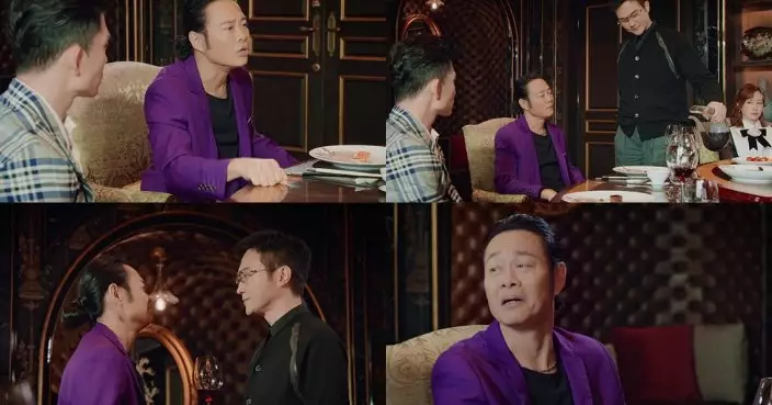 璀璨之城丨僅拍過三套無綫劇全與張智霖同框 蔡一智紫色西裝囂張浮誇登場