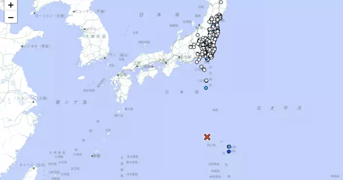 日本小笠原群島附近海域7級地震