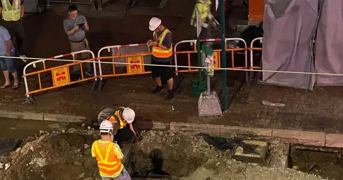 水務署完成筲箕灣道緊急水管維修 受影響用戶晚上9時半起陸續恢復食水供應