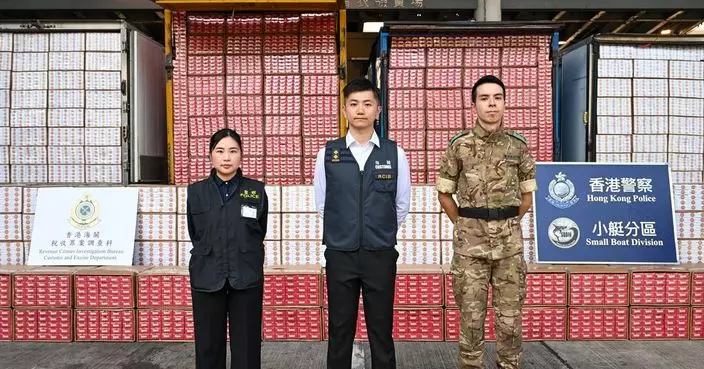 警方海關聯手反走私 檢逾2千萬枝私煙拘7人