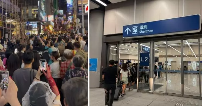 內地客萬聖節盡興深夜返深圳 口岸平均輪候時間正常