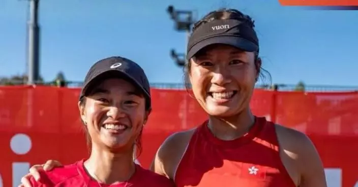 亞運網球女子雙打 港隊組合張瑋桓王康怡取得銅牌