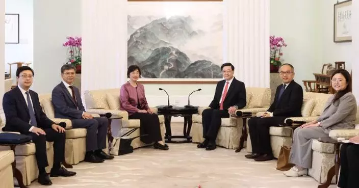 李家超會晤亞投行行長鄒加怡 　歡迎來港出席APEC財長會議