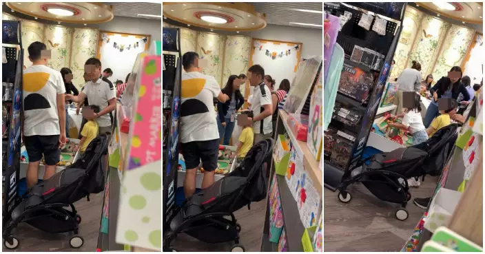 海港城兩童爭玩具引爆兩母罵戰 男童父「神級勸交」獲激讚高EQ