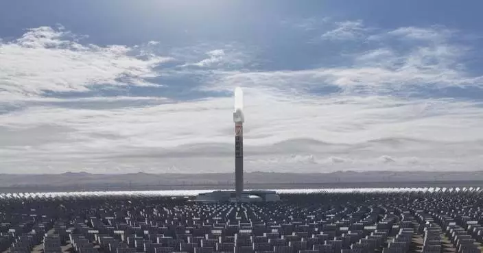 甘肅敦煌熔鹽塔式光熱電站 中國綠色能源發展典範