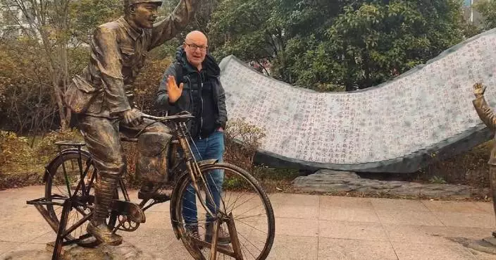 德國作家重走長征路 7000公里單車之旅體現堅毅精神