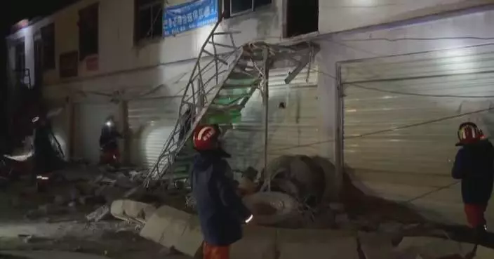 西藏鄉村地震 消防搜救生還者評估損毀