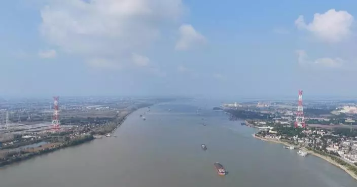 中國甘肅至浙江特高壓直流輸電工程 長江段架線周一完成