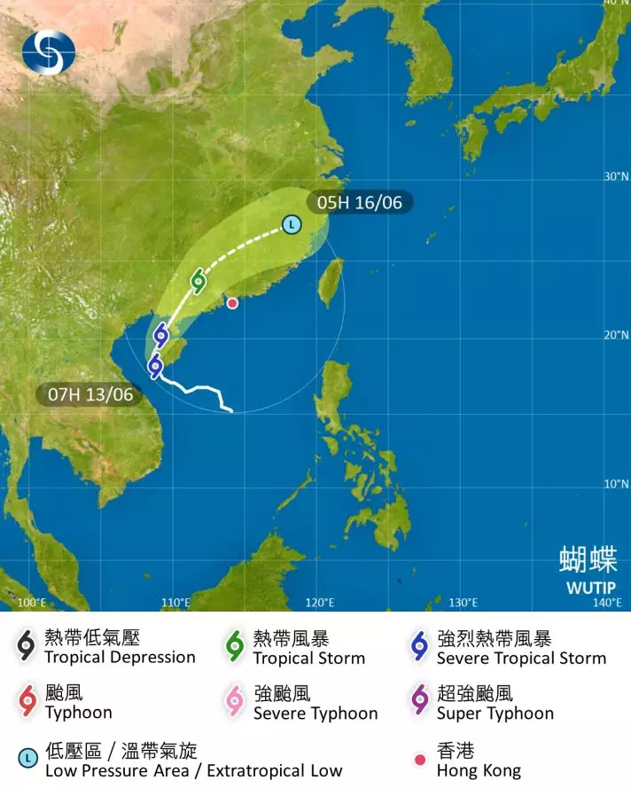 天文台網上圖片