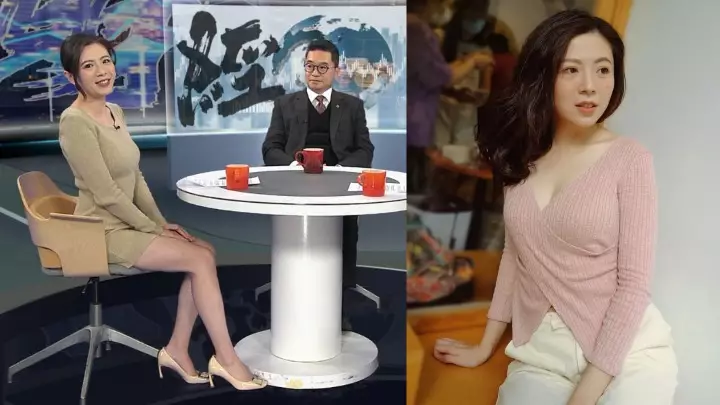 TVB主播張晉貼身短裙上陣激凸主持晒美腿 中大碩士生北京母校盛產央視主播