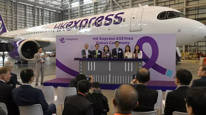 HK Express 迎來旗下首部空中巴士 A321neo型號客機。