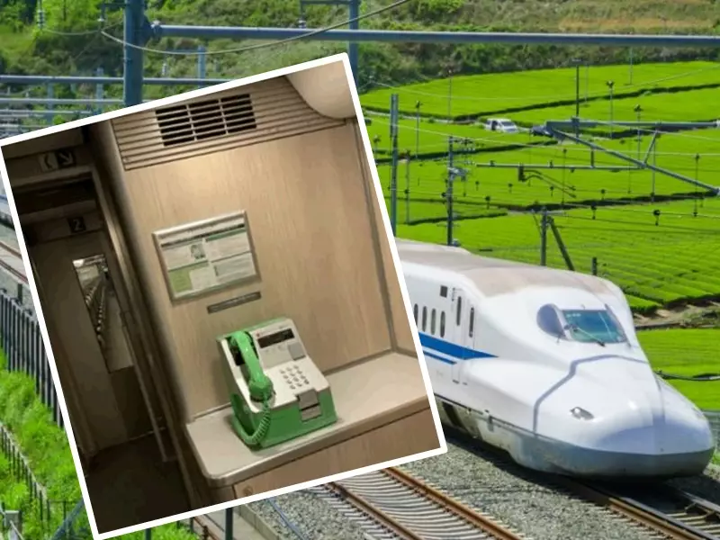 6月起將新幹線車廂內的公共電話逐步停止服務。NHK截圖/網圖