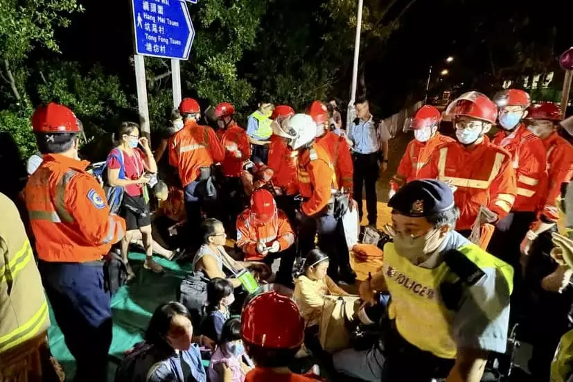香港消防處救護員會FB圖片