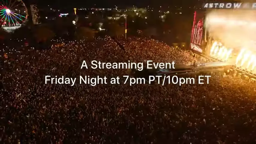 11 月 6 日(星期六)香港時間早上10時,Apple Music 將會獨家串流播放《Travis Scott’s Astroworld: Live》。