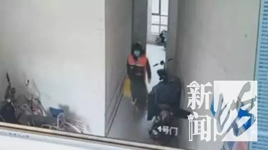 上海女子過年用的鹹肉被慣竊偷走。網上圖片