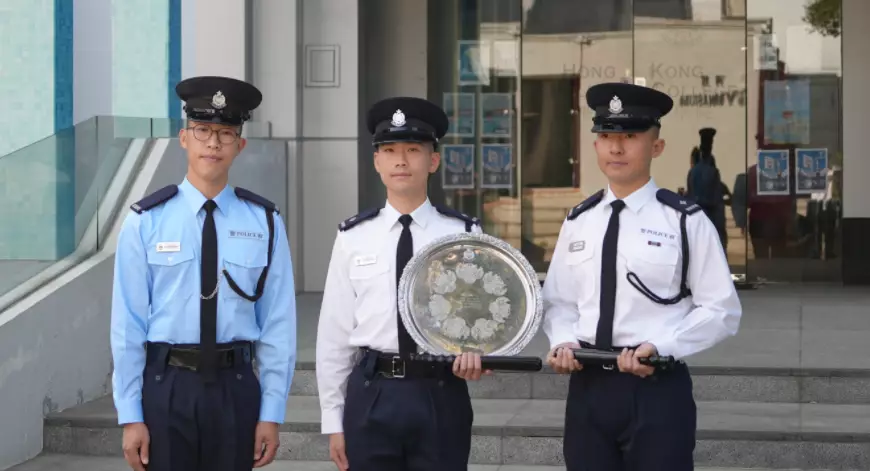 三名來自不同專業的警察學員以堅定目標與踏實準備完成訓練，並在今屆結業會操中獲頒多項獎項。巴士的報記者攝