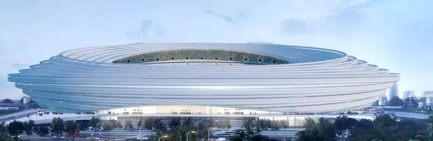 文章指未來作為奧運會主場館的天府國際奧體中心。 網圖