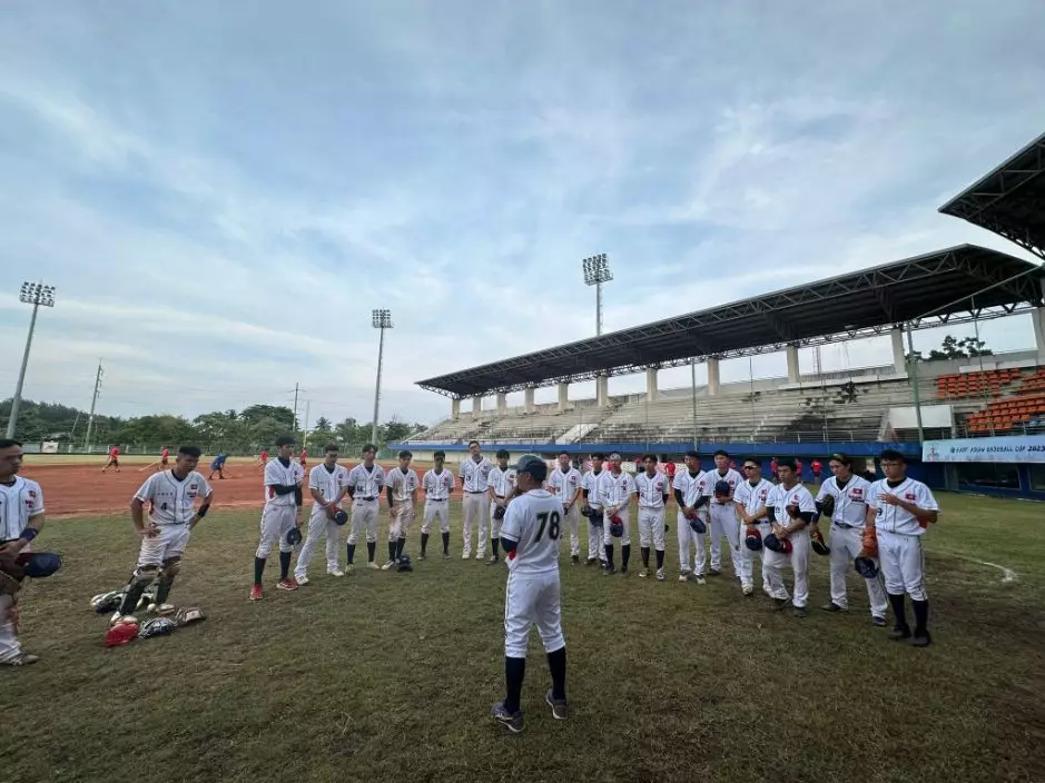 香港男子棒球隊小組第二仗大勝老撾。香港棒球隊提供圖片