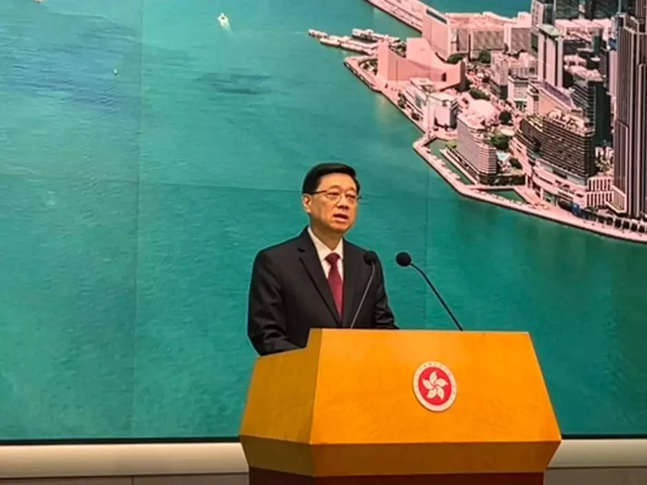 行政長官李家超。巴士的報記者攝