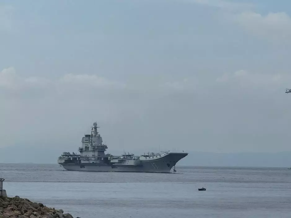 航母山東艦。讀者提供圖片