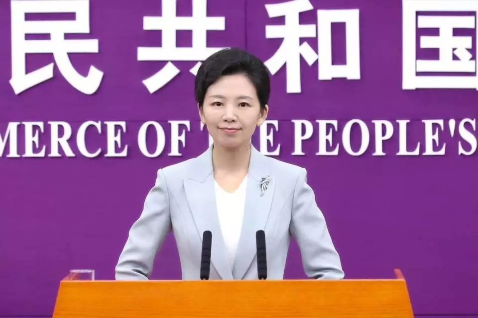 商務部發言人何咏前。資料圖片