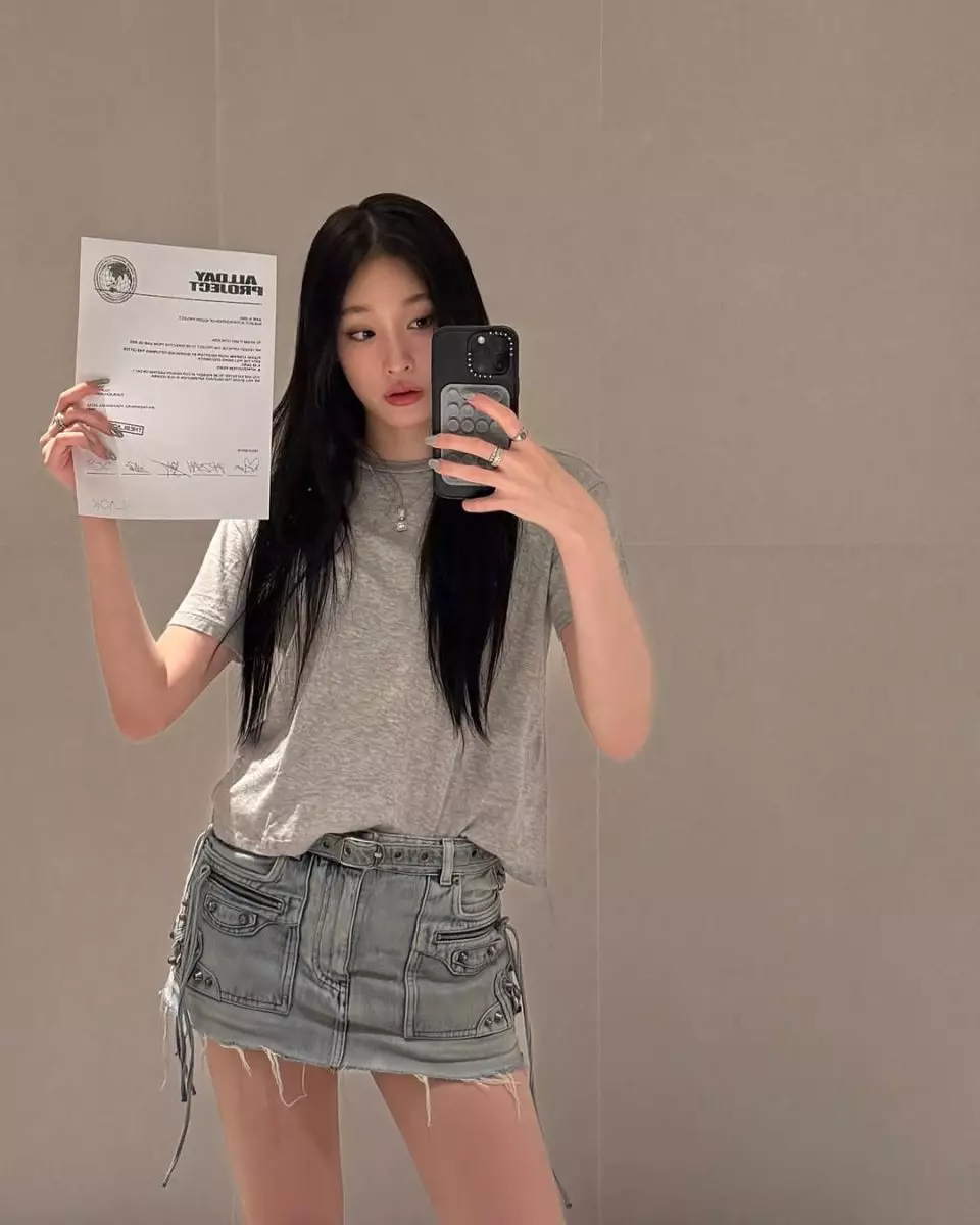 當中最受曯目的必定是韓國新世界百貨李明熙會長的外孫女ANNIE。 ANNIE IG圖片