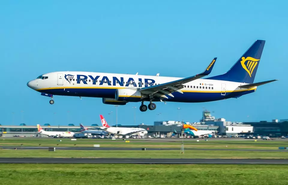 瑞安航空。FB圖片