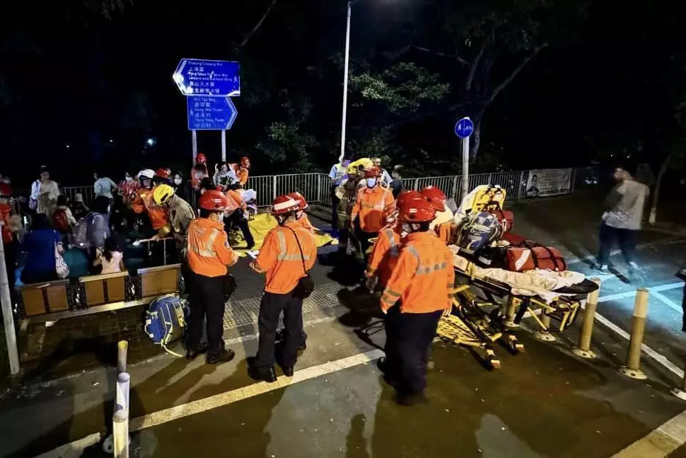 香港消防處救護員會FB圖片