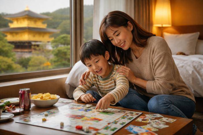 放下趕行程的壓力，簡簡單單地陪孩子玩一局遊戲，這種純粹且專注的陪伴，往往能成為孩子旅程中最深刻的快樂印記。