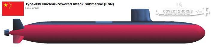  095型核潛艇結構設計趨向國際主流的單殼體佈局，旨在利用更寬闊的內部空間裝載高性能核反應堆與各類主動降噪設備。